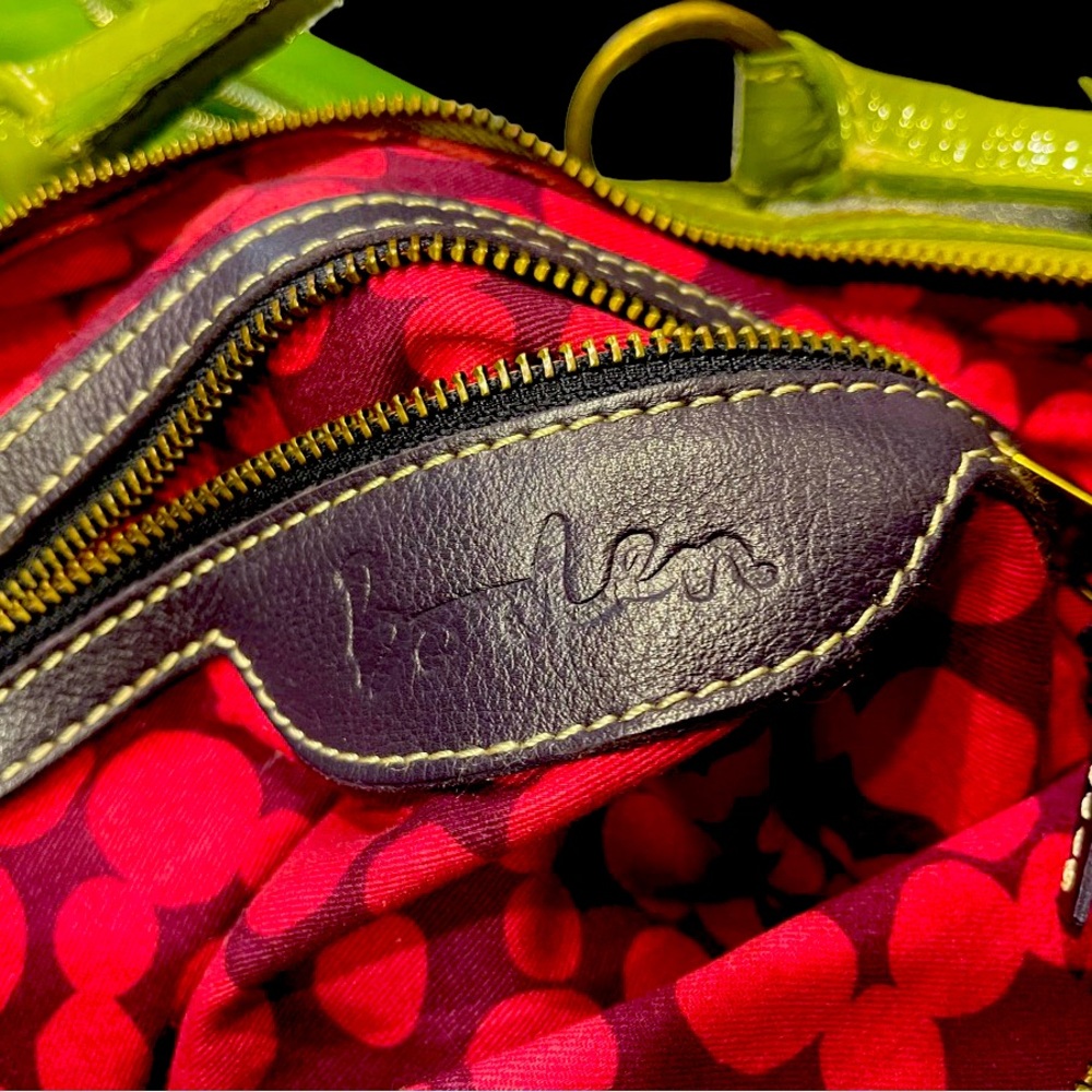 Boden Green Leather Purse